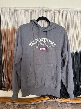 Grey The North Face hoodie; excellent condition